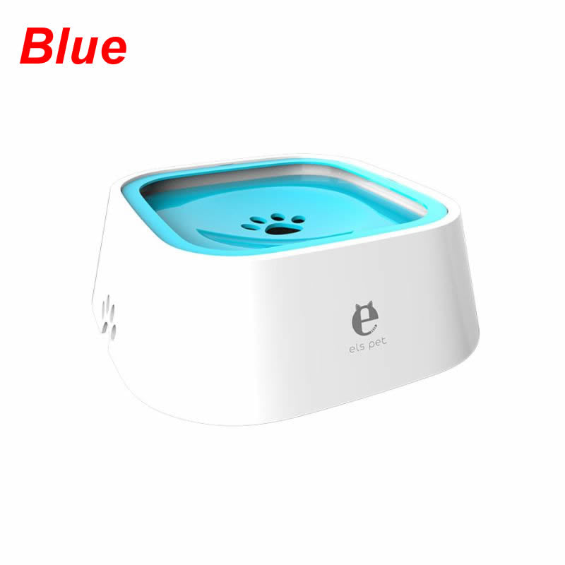Splash-proof pet water bowl size and capacity overview